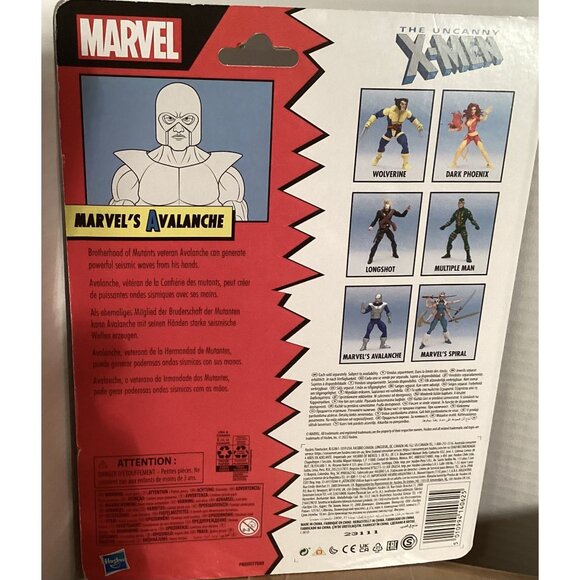 Marvels X-Men Avalanche Action Figure Seismic Force Series 5" Toy - Picture 4 of 5